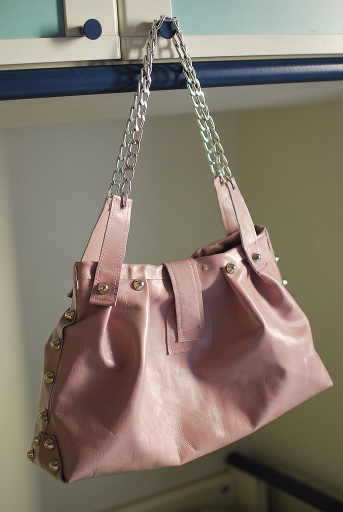 Borsa A Tracolla Con Borchie, Borsa A Mano In Pelle - Foto 5