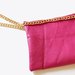 Small Leather Chained Clutch