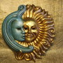 Sole luna in ceramica