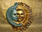 Sole luna in ceramica