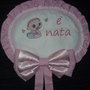 Coccarda nascita bimba personalizzabile