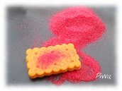 Zucchero finto per miniature - rosso