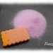 Zucchero finto per miniature - rosa