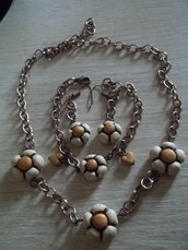 Collana con fiore stile Thun