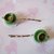 One hair clip-green