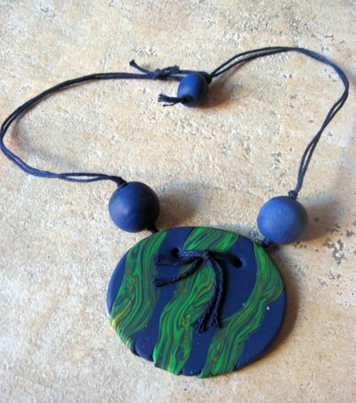 collana blu e verde collana blu e verde