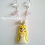 collana in fimo serenity principessa con perle sailor moon