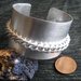 Bracciale lastra alluminio forata---aluminum plate bracelet