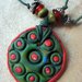 collana rossa e verde