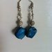 orecchini con pietra blu