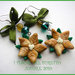 Orecchini Natale Stelle Natale Oro Fufuclassic bijoux NAtalizi