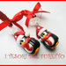 Orecchini Natale Pinguini Serie Fufuclassic bijoux natalizi