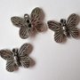 6 charms farfalla farfalle argento tibetano