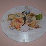 OROLOGIO SHABBY CHIC E DECOUPAGE MARE