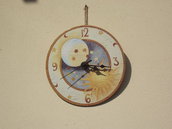 orologio da parete sole luna
