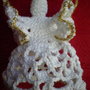 10 ANGIOLETTI PER DECORAZIONI NATALIZIE ---  10 CROCHET  CHRISTMAS ANGELS