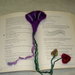 needle felted enchanted forest bookmark adornment