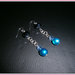 orecchini perla azzurra