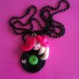 Collana techno pink baby