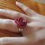 anello con rosa in cernit