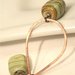 Candy Earrings - Orecchini in rame con perla lampwork czech