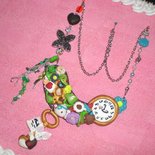 Collare Ballet-core in Raso Rosa con Rose - Collana Girocollo