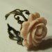Rose Ring - Anello in bronzo con rosa