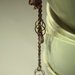 Lulu Earrings - Orecchini lunghi con gocce bronze plum