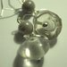 Bubbles Lilac Earrings - Orecchini con rondelle in vetro Murano