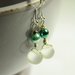 Little Drops Earrings - Orecchini in argento e vetro pressato