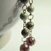 Violet Earrings - Orecchini con perle in vetro perlato