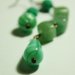 Aqua 2 Earrings - Orecchini con perle in vetro e semicristalli verde acqua