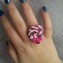 Anello lollipop in fimo