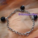 Bracciale Corallo e Onice - Su Coccu| Ferraro Gioiell | Shop Online