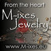 M-ixes Jewelry -Stylish Blacks- Pearl Earrings Custom Colors Available