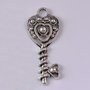 1 charm chiave argento tibetano