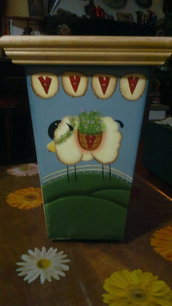 Vaso "Sheep in the Countryside"