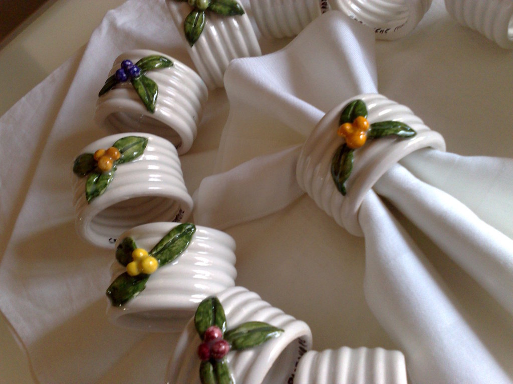 Hurromy 12 portatovaglioli in legno naturale con nappe, per Natale, fattoria, matrimonio, casa, decorazione da tavolo