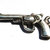lotto da 5 charms pistola revolver argento tibetano 