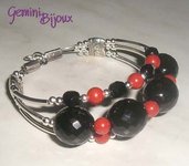 Bracciale Rosso e Nero Bracciale Rosso e Nero