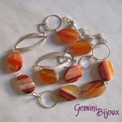 Collana Agata Arancio Collana Agata Arancio