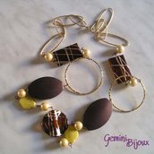 Collana acrilico dorata Collana acrilico dorata