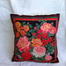 Fodera per cuscino cotone stampato americano bouquet di rose
