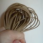 Cordoncino cerato 2mm beige made in italy