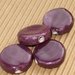 4 perle ceramica viola vinaccia