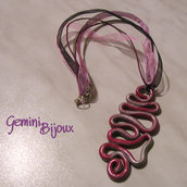 Collana fuxia Collana fuxia