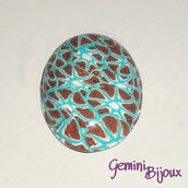 Cabochon fimo 40x30 Cabochon fimo 40x30