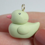 Rubber Duck charm - Green