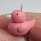 Rubber Duck charm - Pink