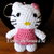 Amigurumi Hello Kitty portachiavi, bomboniera